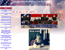 Tablet Screenshot of americans-working-together.com